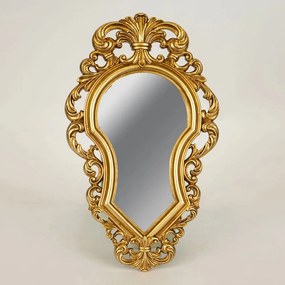 Καθρέπτης Τοίχου 751-12012 19,5x32,3x1,7cm Gold Estheti Home Glass,Polyresin