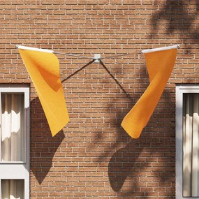 vidaXL Στήριγμα Σημαίας Ασημί 10.5 x 7.5 x 0.2 εκ. Ατσάλι