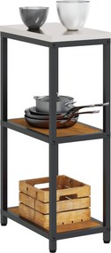 vidaXL Ράφι Κουζίνας HATTEM Σκ rusty 30 x 50 x 92 εκ Ατσάλι
