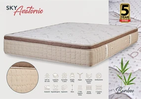 KPS ΣΤΡΩΜΑ ΜΕ ΑΝΩΣΤΡΩΜΑ  SKY ANATOMIC 140X190X30EK ΒΑΜΒΟΟ KPS-08.02.92-1