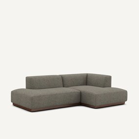 Γωνιακός καναπές δεξιός XL από υφασμάτινο τουίντ, JACOPO