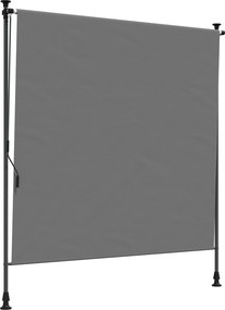 vidaXL Εξωτερικό ρολό Ανοιχτό γκρι 100 x 270 cm