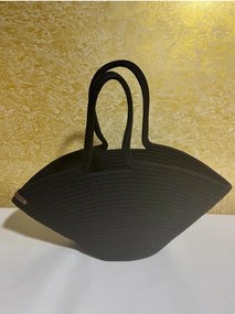 Stewehome Τσάντα παραλίας από πλεκτή ψάθα 40x10 cm