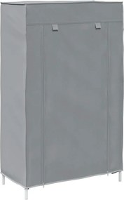 ντουλάπι παπουτσιών vidaXL Γκρι 60,5x30x97 cm Μη υφασμένο ύφασμα