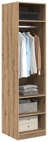 vidaXL Ντουλάπι artisan δρυς 50 x 50 x 200 εκ. Επεξεργασμένο ξύλο