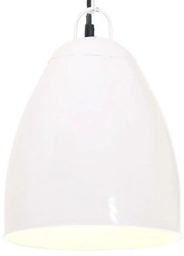VidaXL Φωτιστικό Industrial Στρογγυλό 25 W Λευκό 32 εκ. Ε27