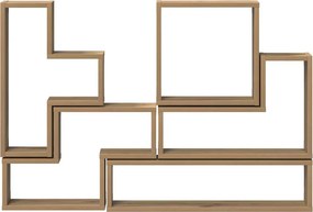 vidaXL Ράφι Τοίχου Επιτοίχιο Artisan Oak 96 x 12 x 64 εκ.