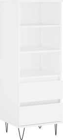 vidaXL Ντουλάπι Λευκό 40 x 36 x 110 εκ. από Επεξεργασμένο Ξύλο
