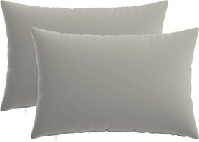 vidaXL Κάλυμμα Μαξιλαριού 2 pcs HEERLEN Γκρι 50 x 75 cm Πολυεστέρας