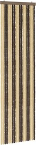 vidaXL Κουρτίνα εντόμων Chenille Σκούρο καφέ και μπεζ 56 x 200 cm