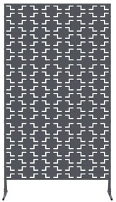 vidaXL Πίνακας Ιδιωτικότητας της  σε Ανθρακί, 100x50x180 εκ., Κατασκευασμένος από Ατσάλι
