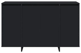 vidaXL Πλαϊνό γραφείο Μαύρο 120 x 41 x 75 εκ. Επεξεργασμένο ξύλο