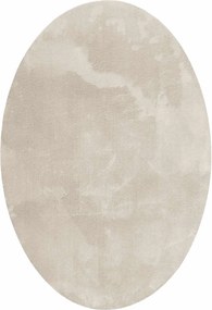 vidaXL Χαλιά χώρου Ωοειδής HUARTE Μπεζ 140 x 200 cm 100% Πολυεστέρας