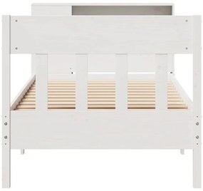 vidaXL Κρεβάτι Βιβλιοθήκη Χωρίς Στρώμα 100x200 εκ. Μασίφ Ξύλο Πεύκο