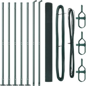 vidaXL Στύλος Περιφράξεων Πράσινο 10 x 1,4 μ (16 x 16 mm δικτύωμα)