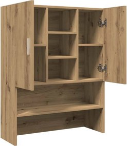 vidaXL Ντουλάπι Πλυντηρίου τεχνίτης Δρυς 70,5 x 25,5 x 90 εκ.