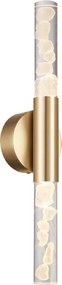 Απλίκα Τοίχου LED 3 CCT Aca Oasis CN2W13PGCCT Brass Gold