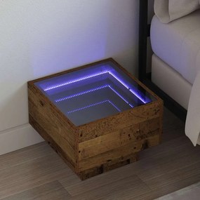 vidaXL Ντουλάπι αποθήκευσης Παλαιό ξύλο 40 x 40 x 30 cm
