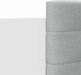 vidaXL Πλαίσιο Κρεβατιού με Κεφαλάρι Λευκό 200x200 εκ. Επεξ. Ξύλο