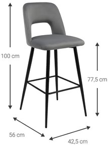 Σκαμπό μπαρ Pawel-Gkri