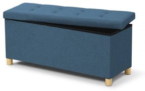 Σκαμπό με Αποθηκευτικό Χώρο 100 x 38 x 43 cm Χρώματος Πετρόλ Idomya 30010089 30010089