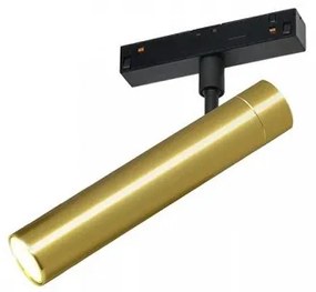 Σποτ Φωτιστικό Ράγας Μαγνητικής DALI LED 5W IP20 3000K Zambelis-20180-Χρυσό 20180