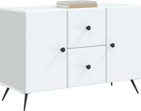 vidaXL Πλαϊνό γραφείο Λευκό 89 x 34,5 x 60 εκ. Επεξεργασμένο Ξύλο