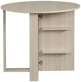 Τραπέζι Αναδιπλούμενο Middle 801CMY2922 90x45x77cm Oak Μοριοσανίδα, Μελαμίνη