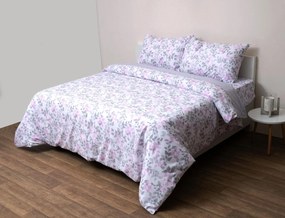 Σετ Παπλωματοθήκη Υπέρδιπλη 220x240 Premium 5008 Γκρι Anna Riska