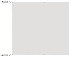 vidaXL Τέντα Κάθετη Λευκή 180 x 1200 εκ. από Ύφασμα Oxford