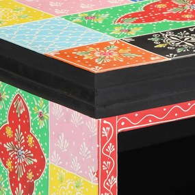 vidaXL Ντουλάπι TV Πολύχρωμο 80 x 30 x 22 εκ Επεξεργασμένο ξύλο