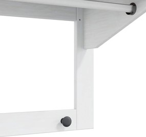 vidaXL Κρεμάστρα HILL Λευκό και καστανό μέλι 90 x 35 x 41.5 εκ.