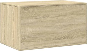 vidaXL Τουαλέτα Γάτας Περίφραξη Sonoma Δρυς 80x50x45εκ Επεξεργασμ Ξύλο