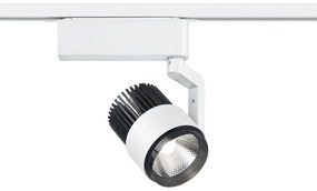 Duoline Μονό Σποτ με Ενσωματωμένο LED και Ρυθμιζόμενο Λευκό Φως σε Λευκό Χρώμα Trio Lighting 78030131
