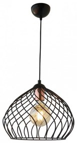 Φωτιστικό Οροφής Dennis 123770 E27 21x30x70cm Black Megapap Metal