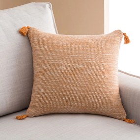 Μαξιλαροθήκη Διακοσμητική Dreadlocks 504/ 12 Honey Brown Gofis Home 43X43 100% Cotton