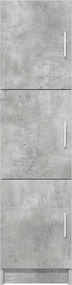 vidaXL Highboard Σκυρόδεμα Γκρι 31.5 x 32 x 122.5 εκ
