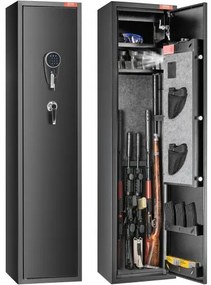 VEVOR Gun Safe Rifle Safe with Digital Keypad &amp; Lock 5 Rifles Storage Cabinet
