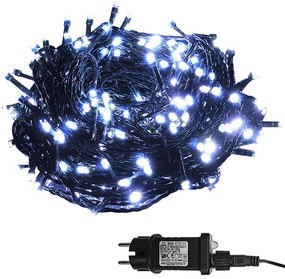 Λάμπάκια 100Led Ψυχρό Λευκό Φως Xmas fest 93-2569