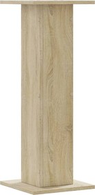 vidaXL Βάσεις Φυτών 2 Τεμ. Sonoma Δρυς 30x30x80 εκ. Επεξεργασμένο Ξύλο