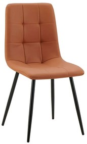 Καρέκλα Carre 03-1103 54,5x45x90cm Taba Μέταλλο,Ύφασμα