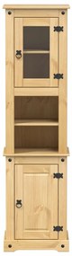Ντουλάπι Μπάνιου Corona 50x40x185 εκ. από Μασίφ Ξύλο Πεύκου - Καφέ