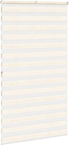 vidaXL Ζέβρα τυφλή μπεζ μάρμαρο Πλάτος υφάσματος 130,9 εκ. Πολυεστέρας