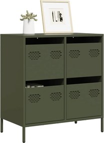 vidaXL Ντουλάπι Λαδί 68x39x73,5 εκ. από Χάλυβα Ψυχρής Έλασης