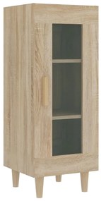 vidaXL Μπουφές Sonoma δρυς 34,5 x 34 x 180 εκ. από Επεξεργασμένο Ξύλο