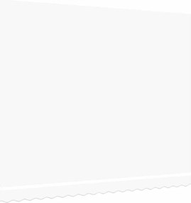 vidaXL Ύφασμα αντικατάστασης τέντας Λευκό 380 x 295 εκ. Πολυεστέρας