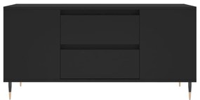 vidaXL Τραπεζάκι Σαλονιού Μαύρο 102x44,5x50 εκ. από Επεξεργασμένο Ξύλο