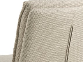 Καρέκλα Oakland 898, Beige, Μαύρο, 85x48x59cm, 8 kg, Ταπισερί, Μεταλλικά, Ξύλο | Epipla1.gr