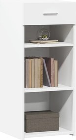 vidaXL Συρταριέρα Λευκή 40x42,5x93 εκ. από Επεξεργασμένο Ξύλο