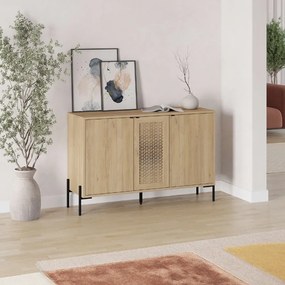 Μπουφές Naive Megapap χρώμα sapphire oak 126x40x80εκ. - GP037-0240,1